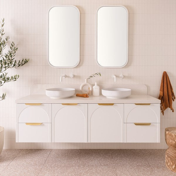 ADP Archie Wall Hung Vanity Door & Drawer - 1350mm Double Bowl (ARCFCW1350WHD)