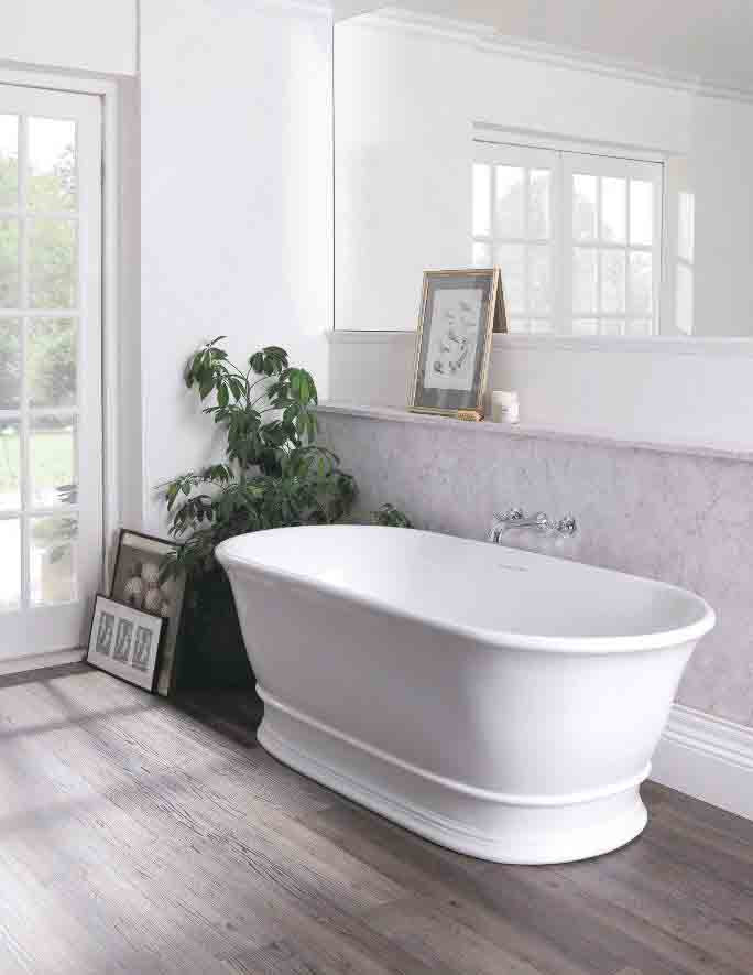 Turner Hastings Cambridge 156 x 74 TitanCast Solid Surface Freestanding Bath