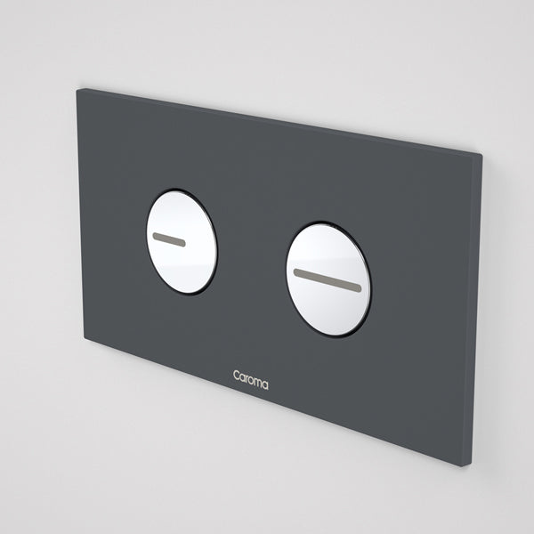 Caroma Invisi Series II Round Dual Flush Plate & Buttons