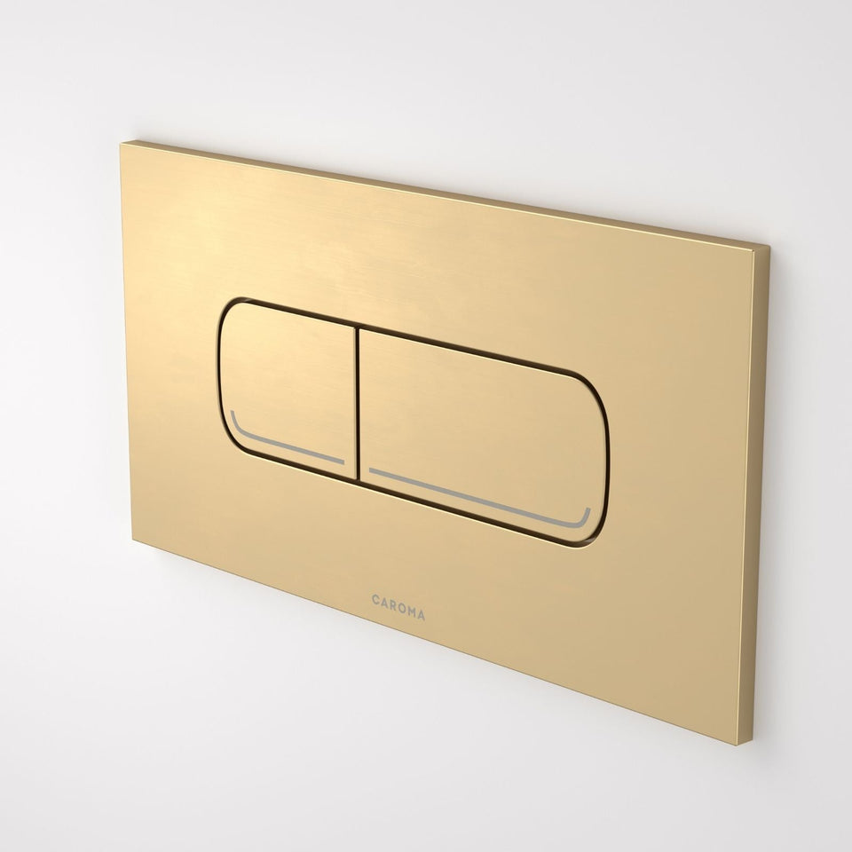 Caroma Invisi Series II® Oval Dual Flush Plate & Buttons (Metal)
