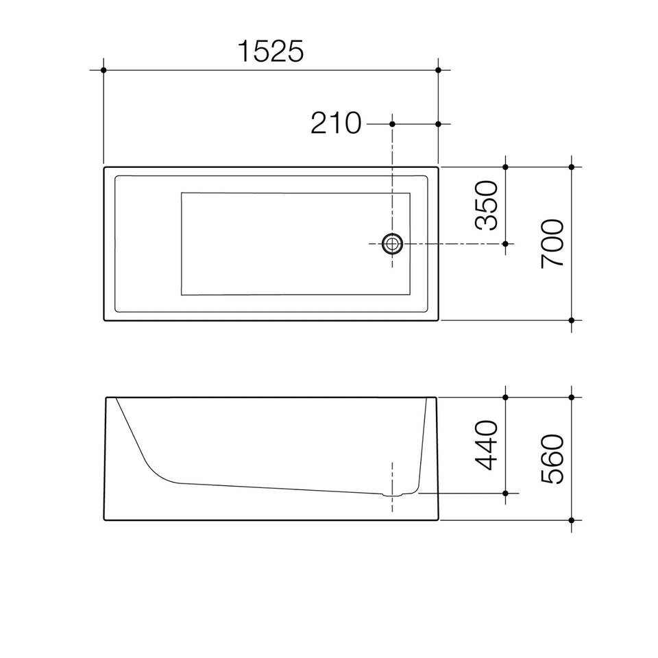 Caroma Liano Freestanding Bath