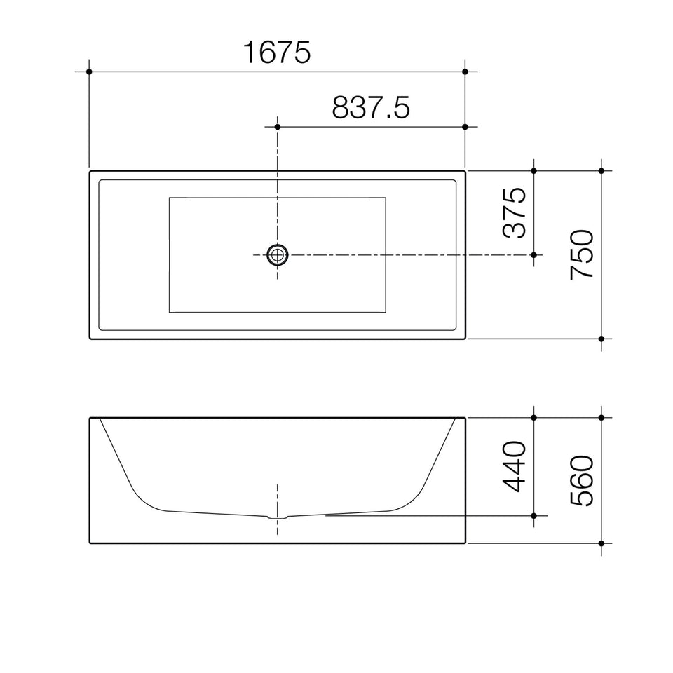 Caroma Liano Freestanding Bath