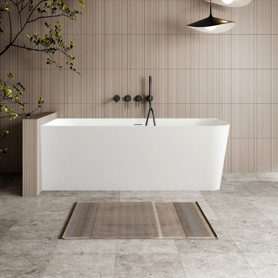 Cassa Designs Ashton Corner Back To Wall Bath - 1700mm / Gloss White / Left Hand Corner (BT-AS1700LH)
