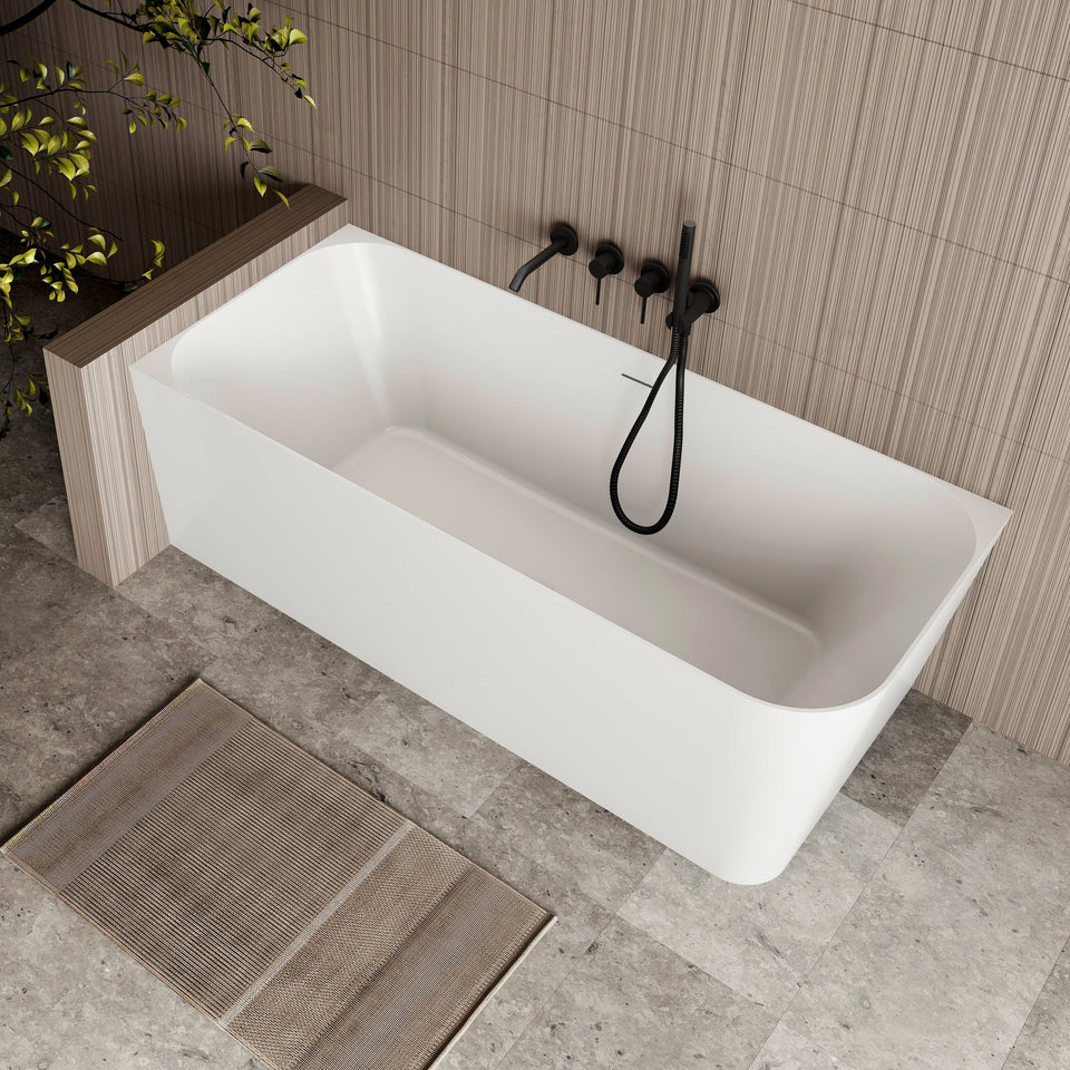 Cassa Designs Ashton Corner Back To Wall Bath