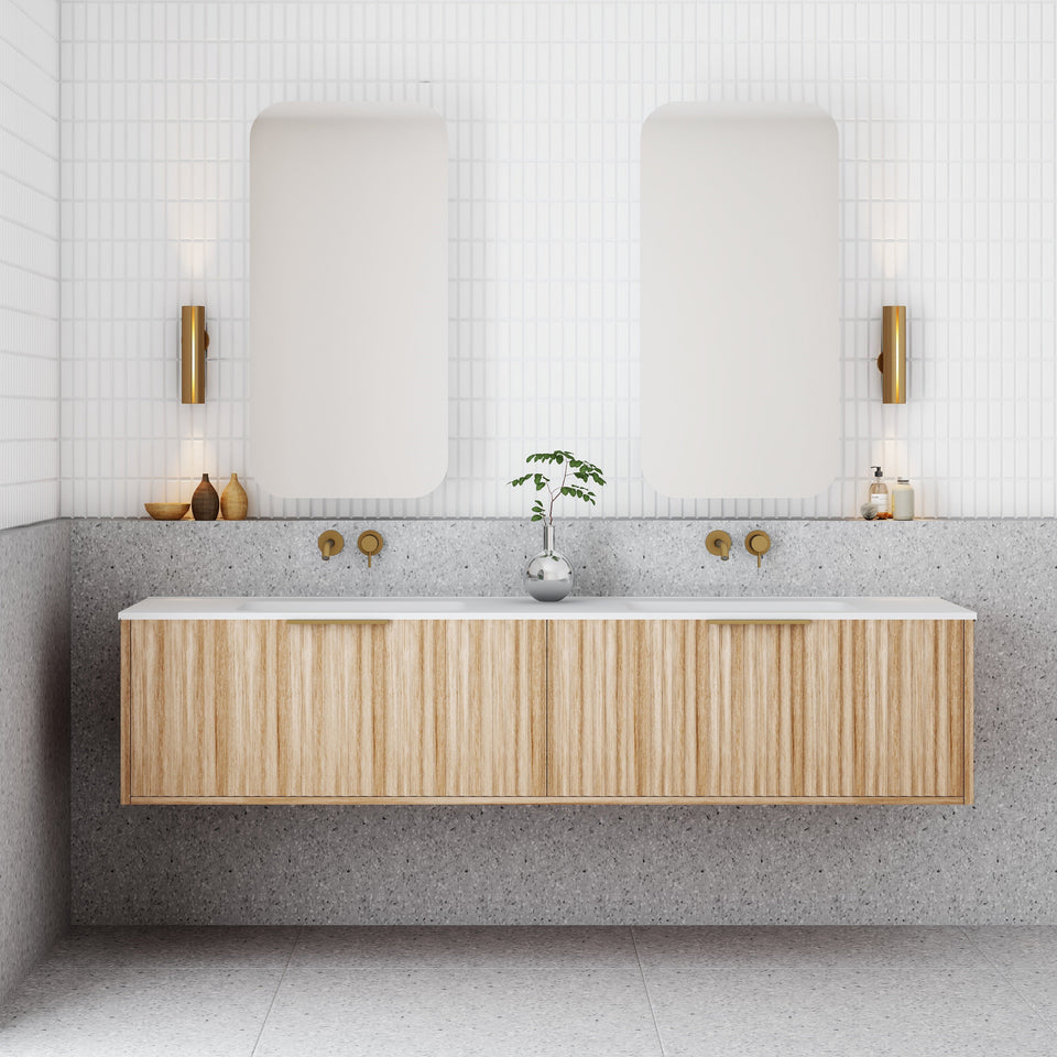 Cassa Designs Capture Wall Hung Vanity - 1800mm (CAP1800WH-OAK)