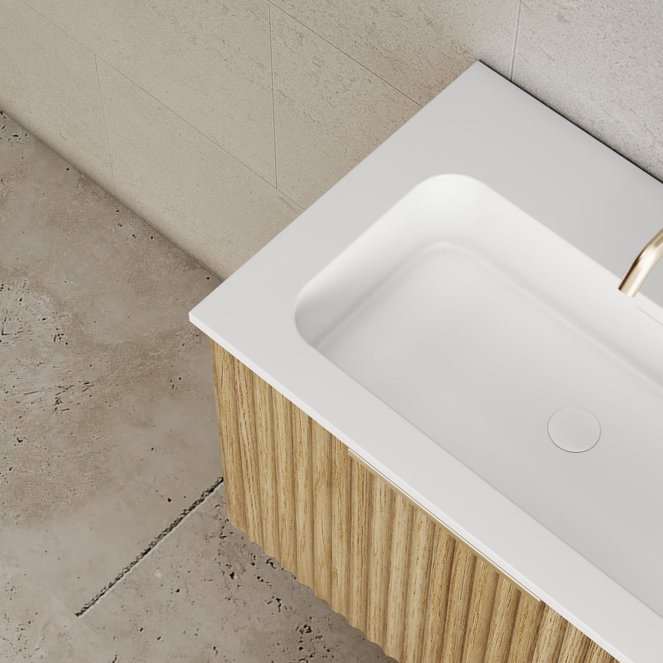 Capture Ensuite 600mm Wall Hung Vanity