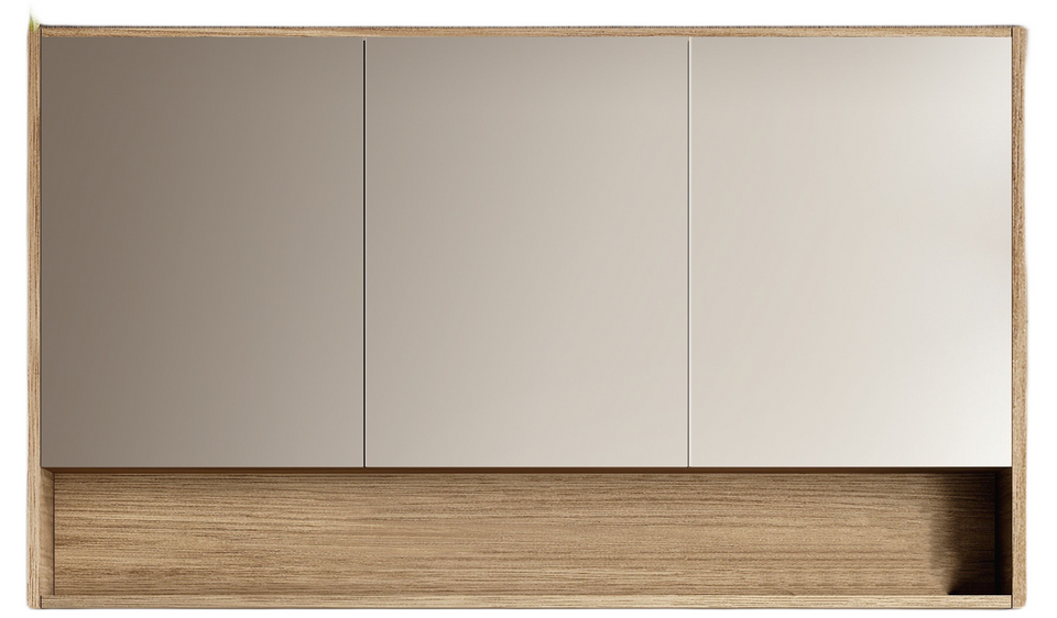 Cassa Design Cicero Shaving Cabinet - 1200mm / Natural Oak (CIC1200M-OAK)