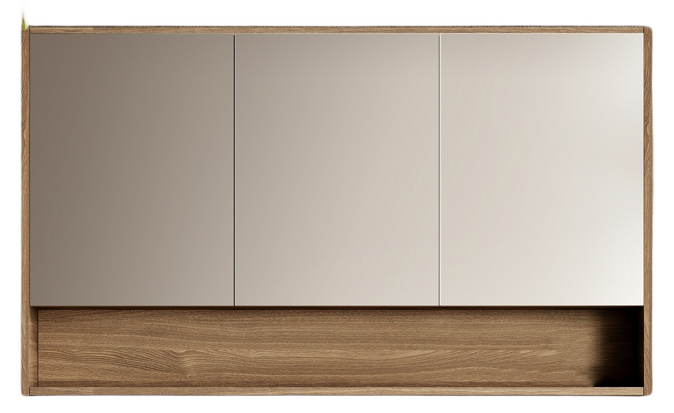 Cassa Design Cicero Shaving Cabinet - 1200mm / Natural Walnut (CIC1200M-WALNUT)