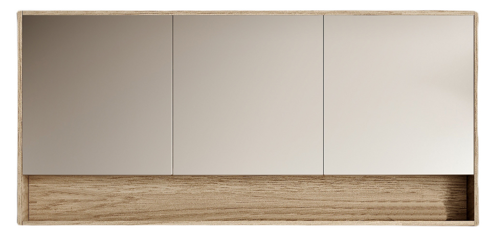 Cassa Design Cicero Shaving Cabinet - 1500mm / Natural Oak (CIC1500M-OAK)