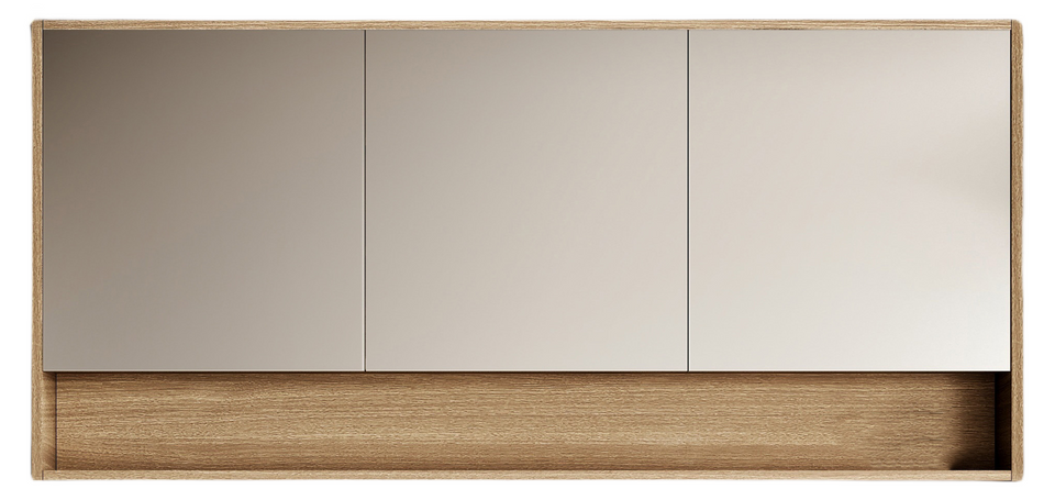 Cassa Design Cicero Shaving Cabinet - 1500mm / Natural Walnut (CIC1500M_WALNUT)