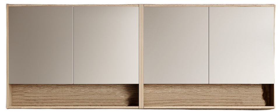 Cassa Design Cicero Shaving Cabinet - 1800mm / Natural Oak (CIC1800M-OAK)