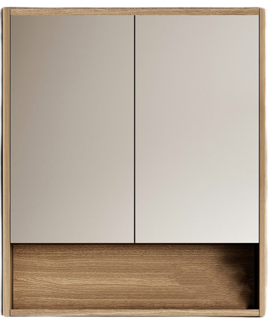 Cassa Design Cicero Shaving Cabinet - 600mm / Natural Walnut (CIC600M-WALNUT)