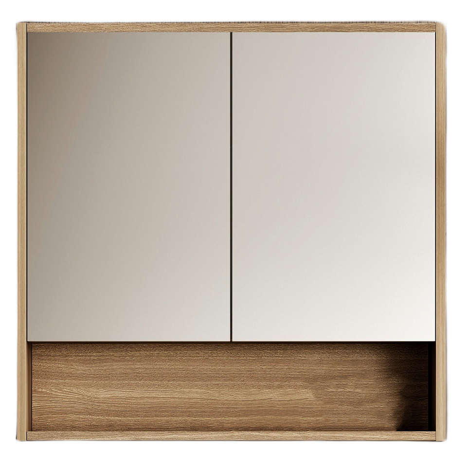 Cassa Design Cicero Shaving Cabinet - 750mm / Natural Walnut (CIC750M-WALNUT)