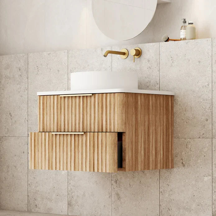 Gravity Curved Wall Hung Vanity