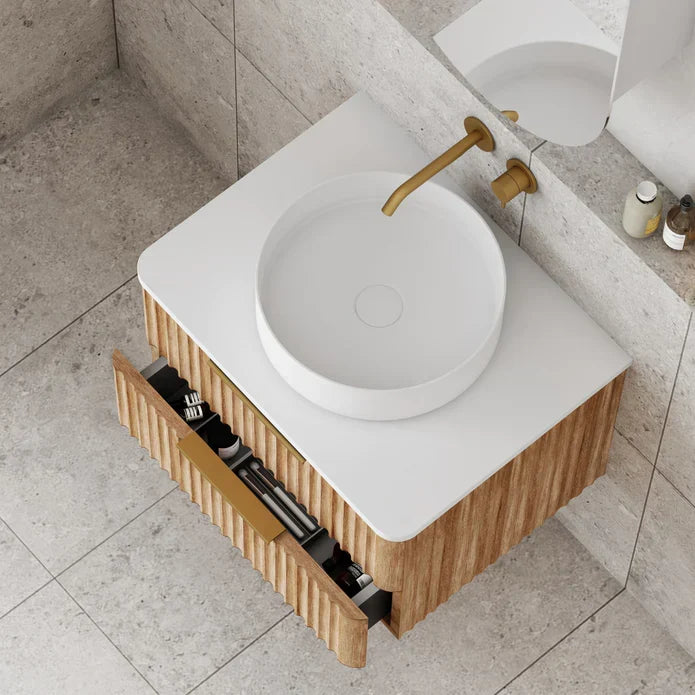 Gravity Curved Wall Hung Vanity