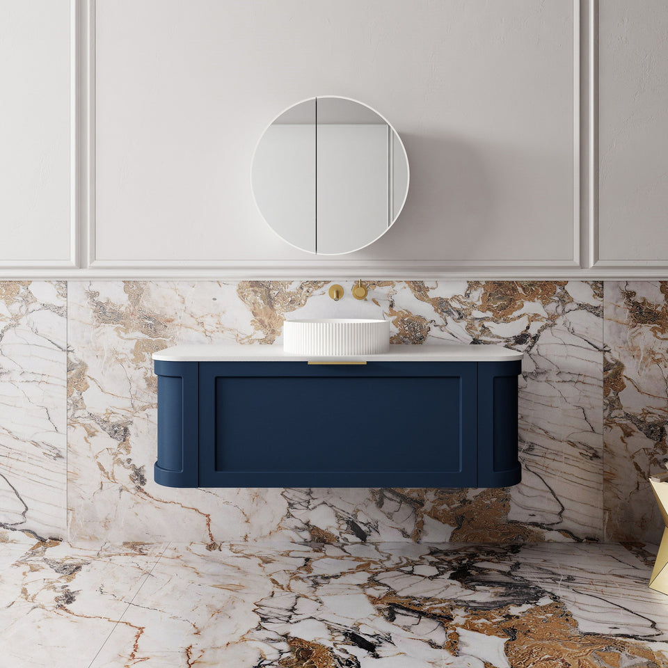 Westminster Wall Hung Vanity - 1200mm / Vintage Blue (WES1200BL)