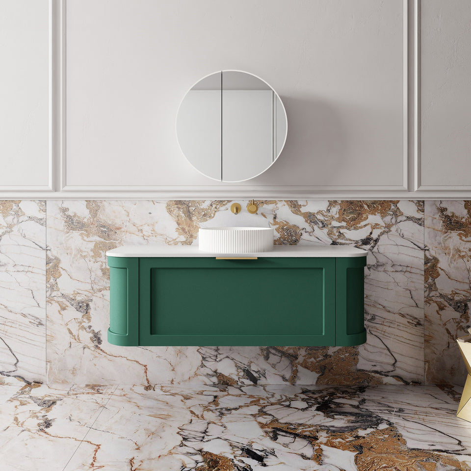 Westminster Wall Hung Vanity - 1200mm / Emerald Green (WES1200GN)
