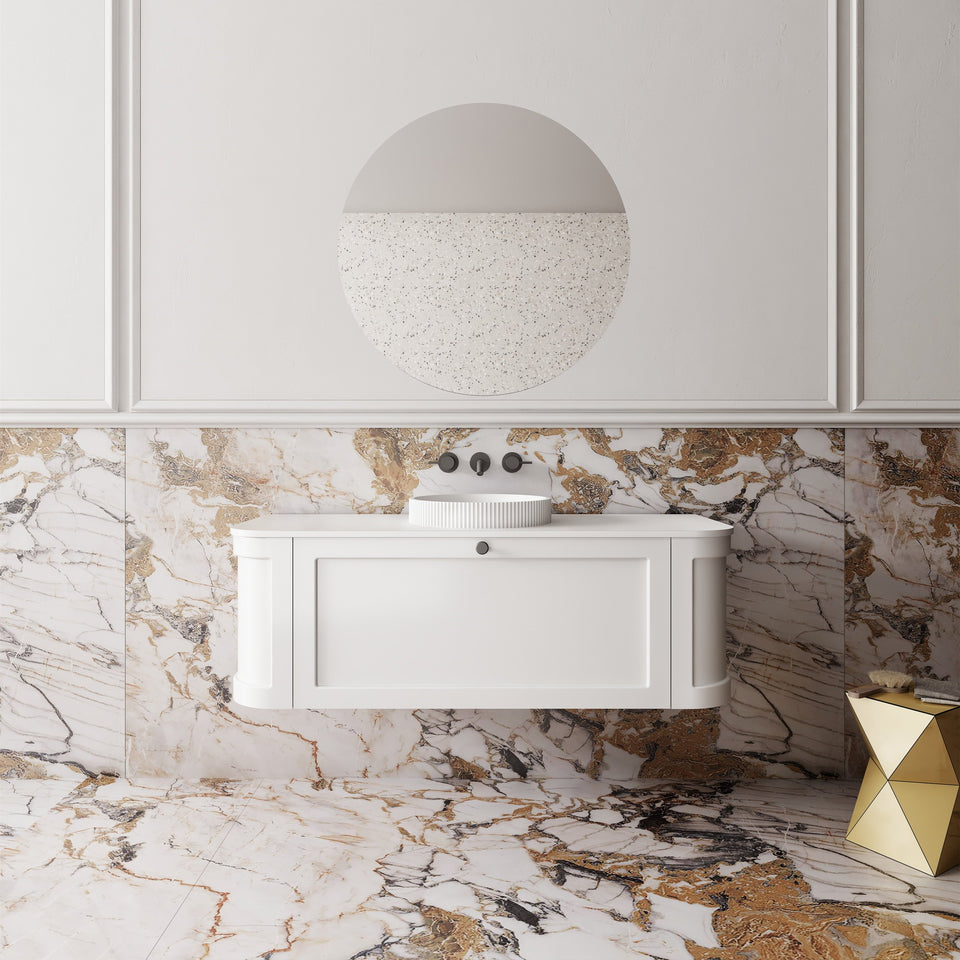 Westminster Wall Hung Vanity - 1200mm / Matte White (WES1200MW)