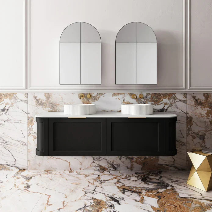 Westminster Wall Hung Vanity - 1500mm / Matte Black (WES1500BK)