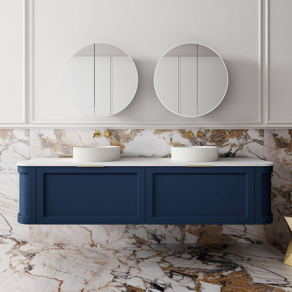 Westminster Wall Hung Vanity - 1800mm / Vintage Blue (WES1800BL)