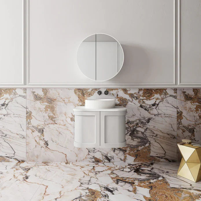 Westminster Wall Hung Vanity - 600mm / Pale Grey (WES600PG)