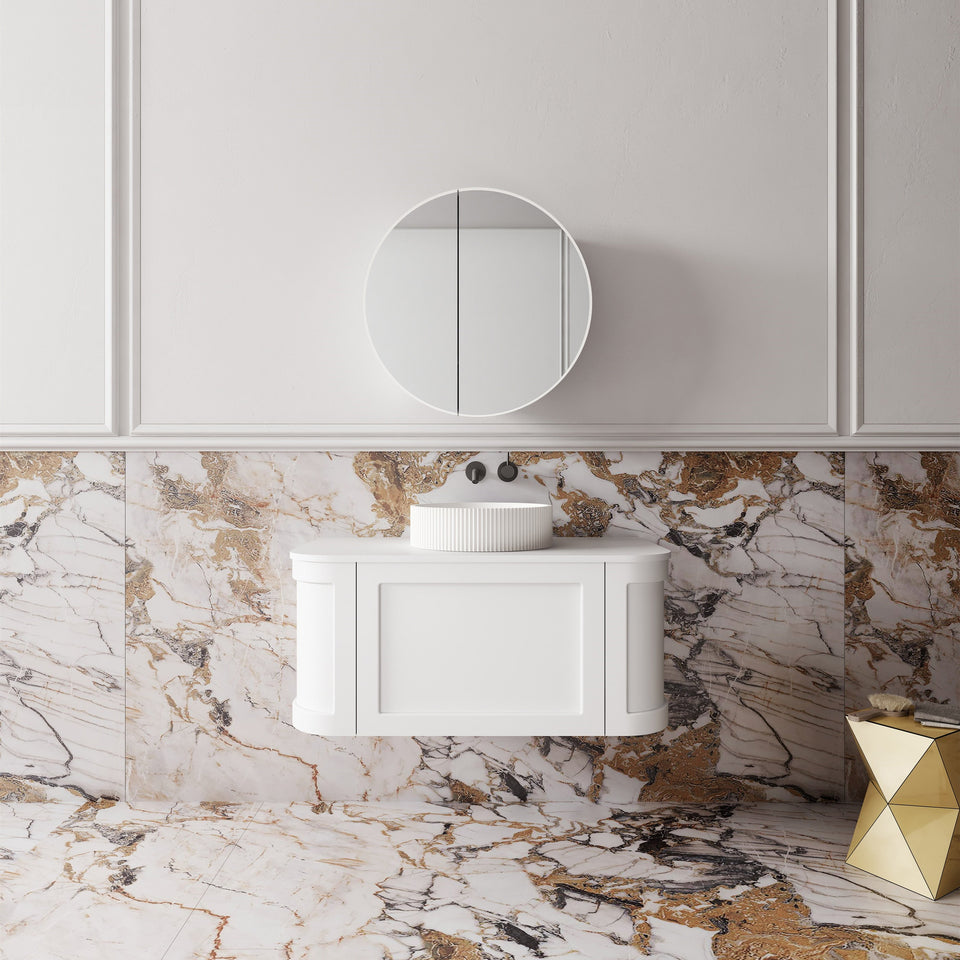 Westminster Wall Hung Vanity - 900mm / Matte White (WES900MW)