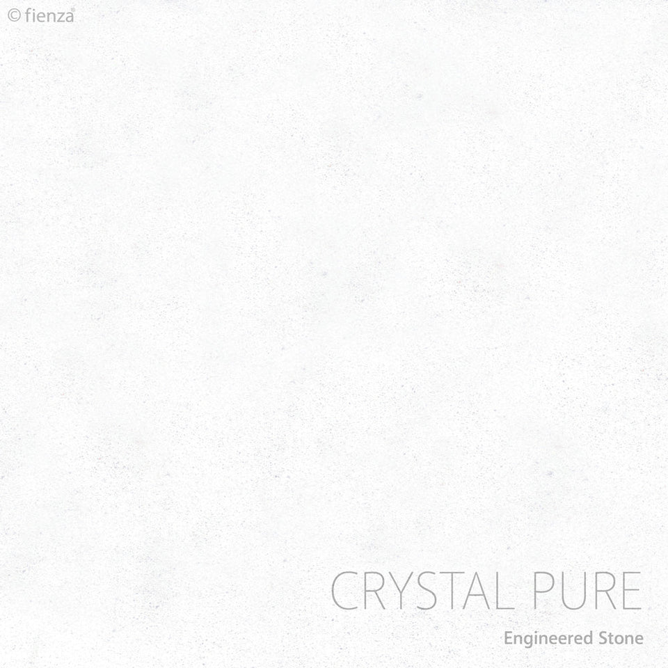 Fienza Sarah Crystal Pure Undermount Amato Vanity on Kick