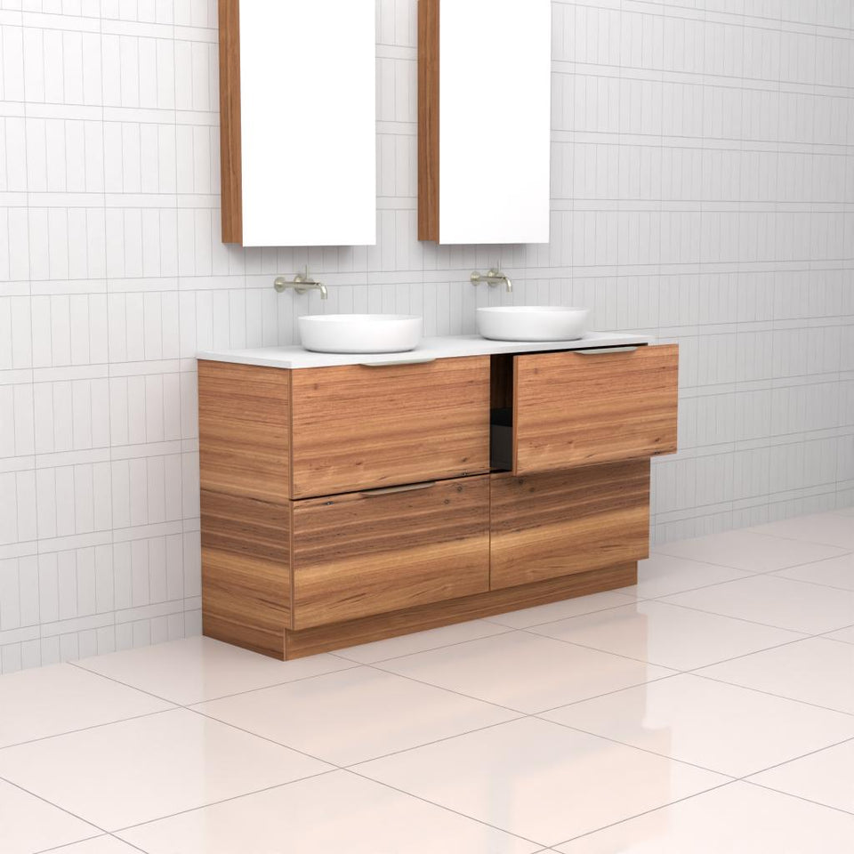 Fifth Avenue Celeste Duo Floor Mounted Vanity