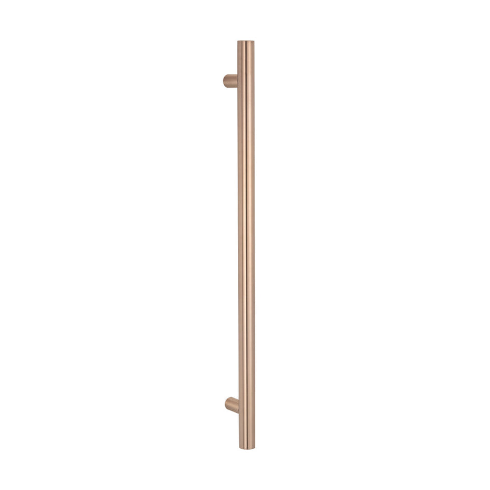 Radiant Heated Vertical towel rail - Champagne (CH-VTR-950)