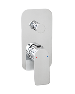 Jamie J - Cosmopolitan Wall Diverter Mixer CHROME