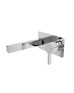 Jamie J - Martini Wall Basin Set CHROME