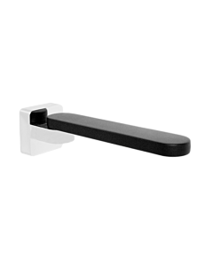 Jamie J - Cosmopolitan Swivel Bath Spout 225mm CHROME &amp; MATTE BLACK
