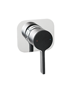 Jamie J - Martini Wall Mixer CHROME &amp; MATTE BLACK
