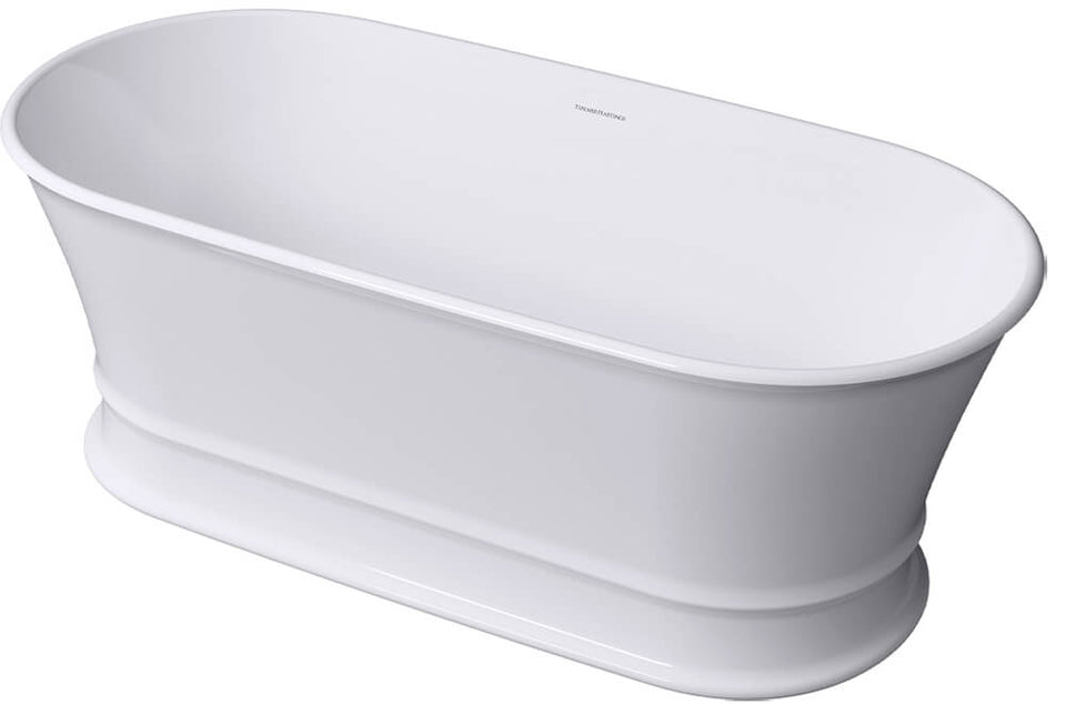 Turner Hastings Claremont 170 x 84 MagnaCast Free Standing Bath - Gloss White (CL1700MCB-GW)
