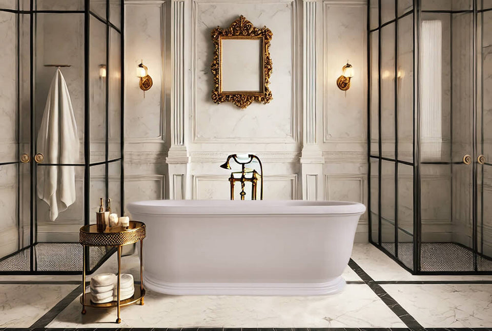 Turner Hastings Camden 180 x 85 TitanCast Solid Surface Freestanding Bath