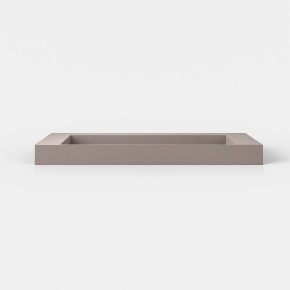DA-150-16-SG-WH | Darbal - Concrete Ramp Vanity