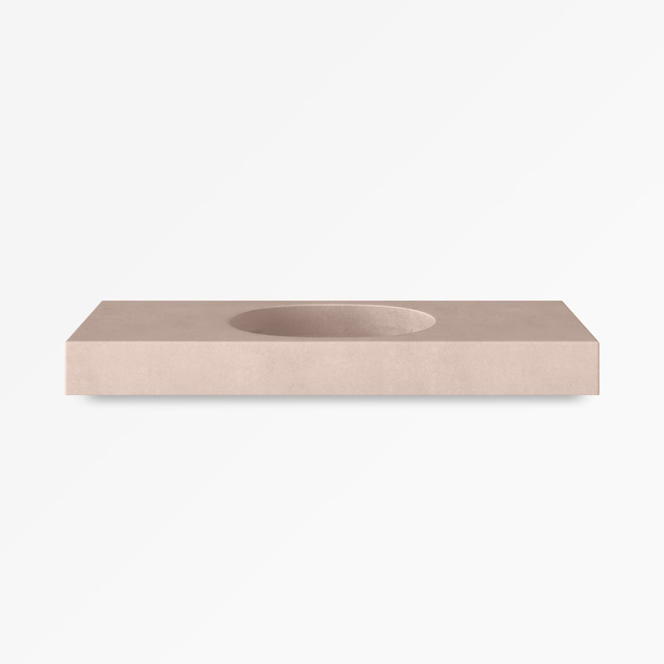KA-150-04-SG-WH | Kaarla - Concrete Vanity Sink