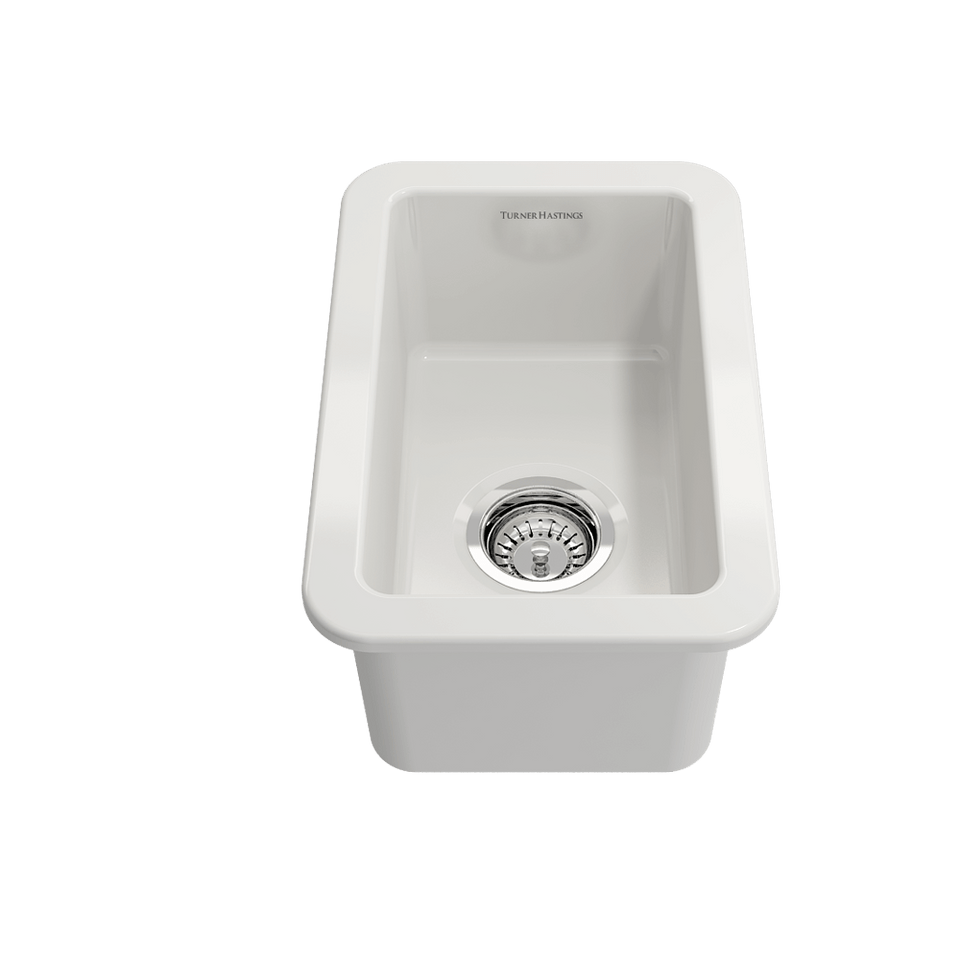 Turner Hastings Cuisine 30 x 46 Inset / Undermount Fine Fireclay Gloss White Sink (CU30FS) 2