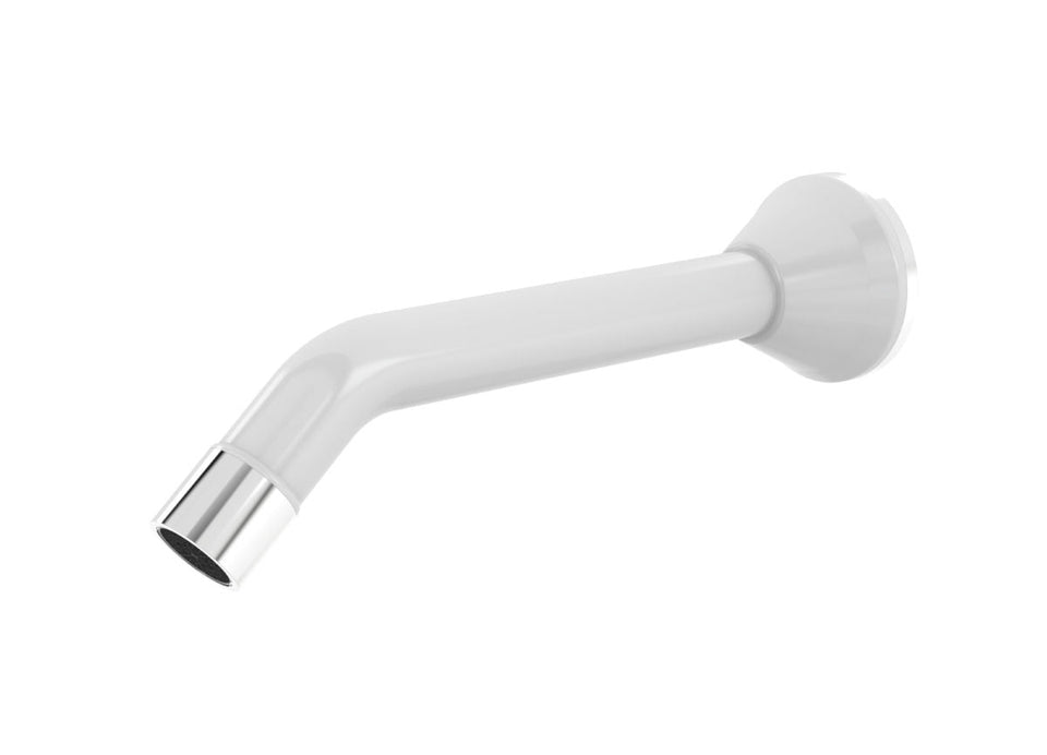 PAR Taps Forme Basin Wall Fixed 200mm - Chrome / White (D27.013.1.03)