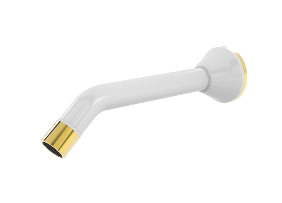 PAR Taps Forme Bath Wall Fixed 160mm - Gold / White (D27.023.1.13)