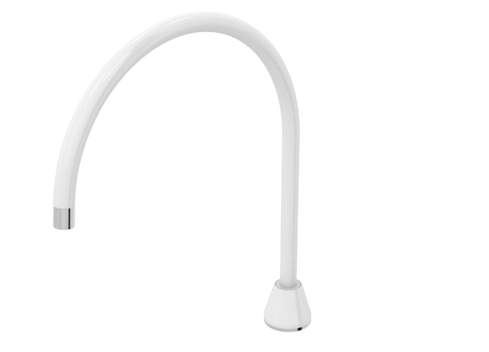 PAR Taps Forme Sink Hob Swivel X/Large - Chrome / White (D27.032.2.03)