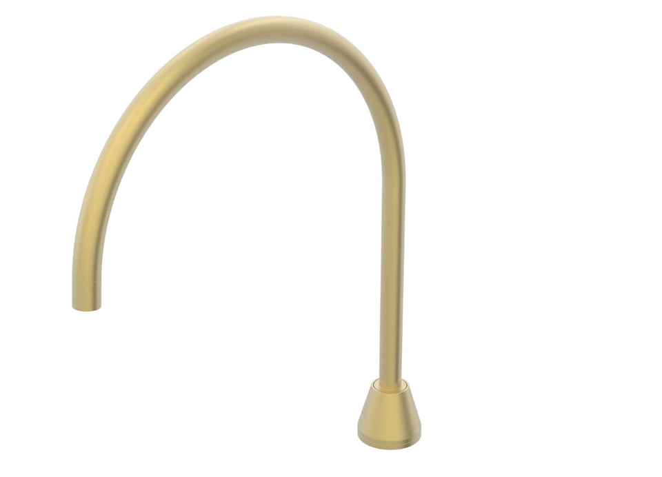 PAR Taps Forme Sink Hob Swivel X/Large - Brushed Brass (D27.032.2.41)
