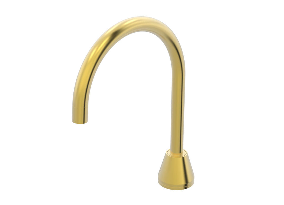 PAR Taps Forme Spa Hob Swivel - 23k Brushed Gold (D27.042.1.12)