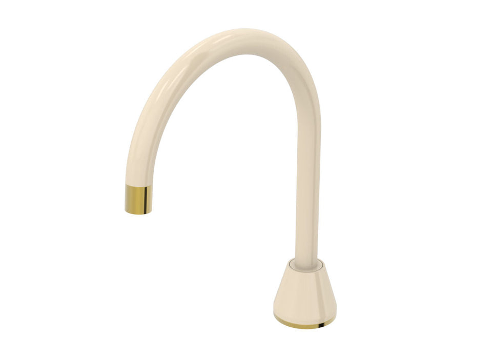PAR Taps Forme Spa Hob Swivel - Gold / Ivory (D27.042.1.14)