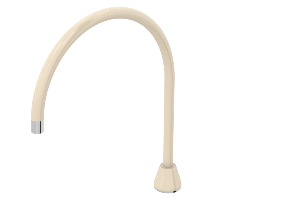 PAR Taps Forme Spa Hob Swivel X/Large - Chrome / Ivory (D27.042.2.04)