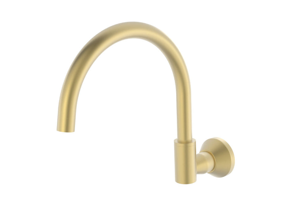 PAR Taps Forme Spa Wall Swivel - Brushed Brass (D27.044.1.41)