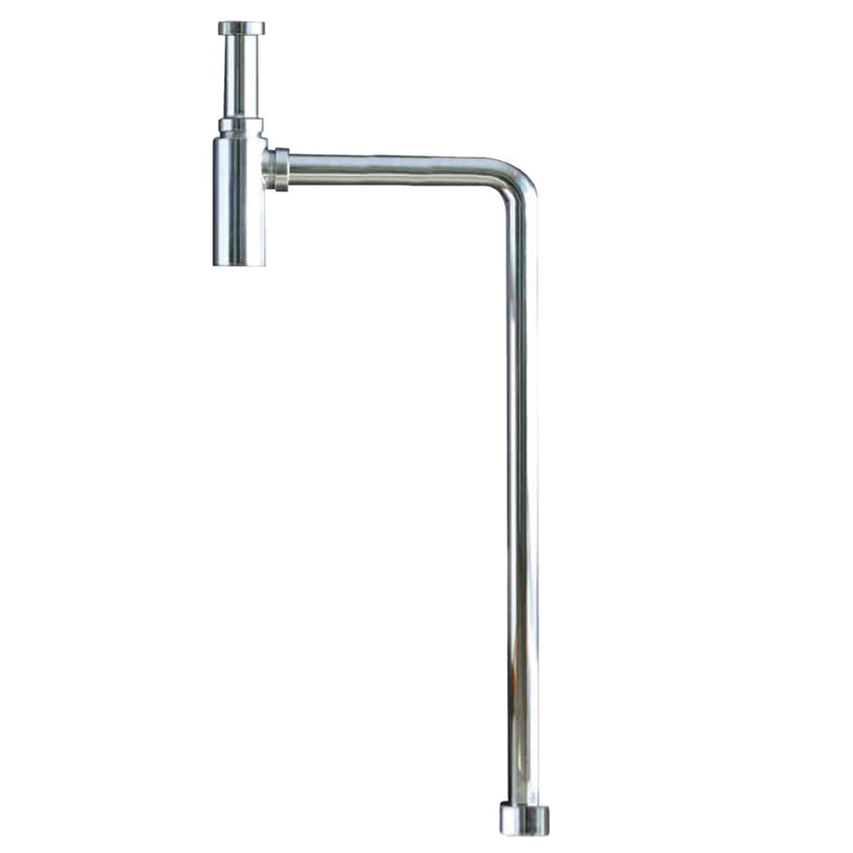 Turner Hastings Deluxe Adjustable Bottle S Trap - Chrome on Brass (AU4040BTS)