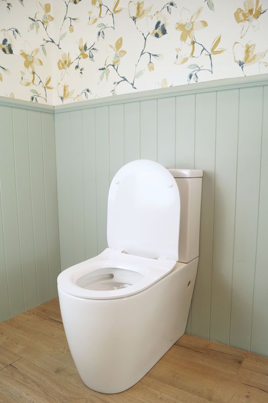 Turner Hastings Narva Rimless Close Coupled Back to Wall Toilet Suite with Soft Close Quick Release Seat (NA100RBTW-K) 6
