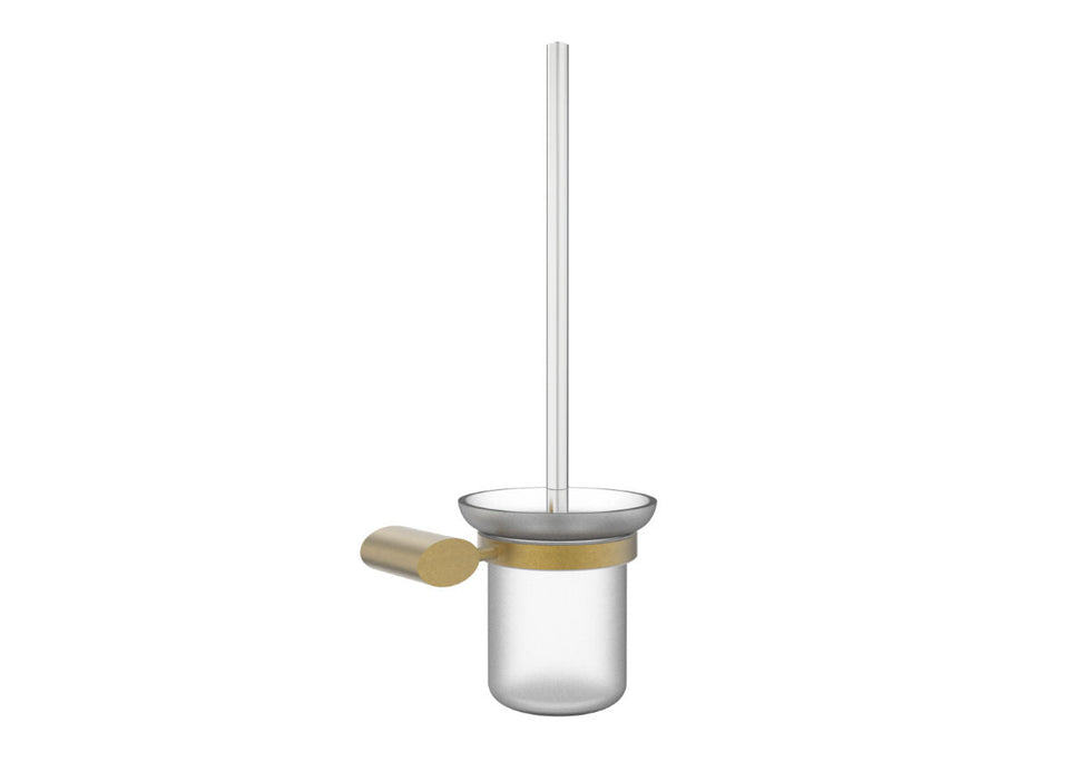 PAR Taps Oracle Toilet Brush Holder - Rumbled Brass (E21.052.1.40)