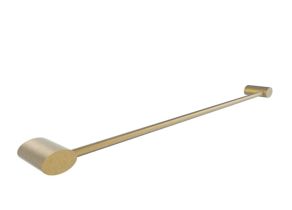 PAR Taps Oracle Towel Rail Single 600mm - Rumbled Brass (E21.071.1.40)